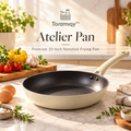 Toramiqy™ Atelier Pan – Premium 10-Inch Nonstick Frying Pan, Everyday Skillet for Eggs, Steak, Vegetables & Home Cooking
