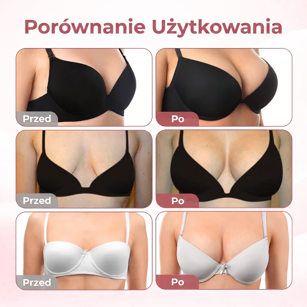 🌟 HISKIN® Mikroigłowe plastry na piersi wspierające efekt pełniejszego wyglądu, liftingu i ujędrnienia