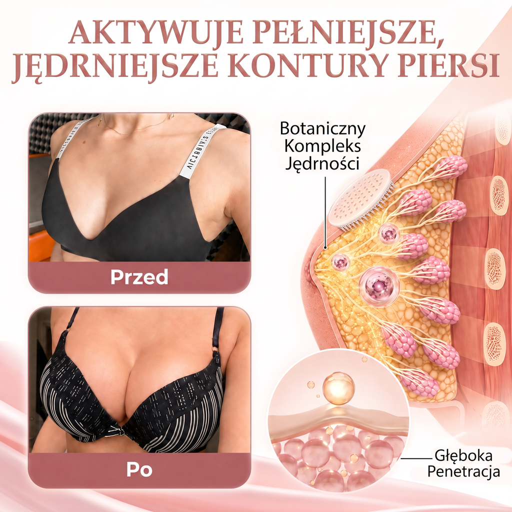 🌟 HISKIN® Mikroigłowe plastry na piersi wspierające efekt pełniejszego wyglądu, liftingu i ujędrnienia